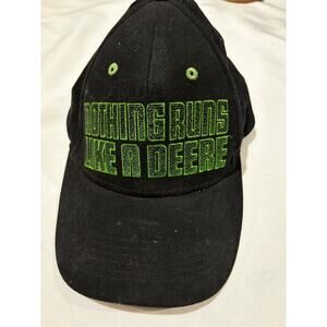 John Deere Men's Adjustable Hat nothing‎ runs like a deere utility